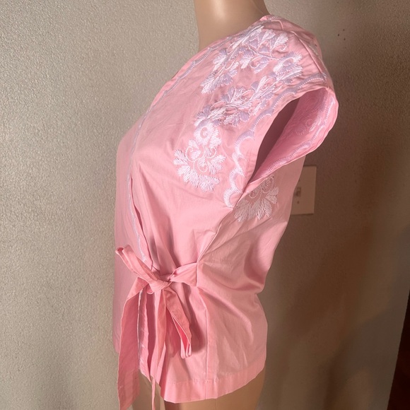 NWOT Madewell embroidered side tie top size xxs - Picture 5 of 11